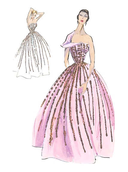 Joyeuse evening gown