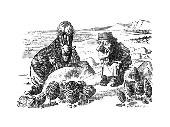 The Walrus, the Carpenter and the Oysters