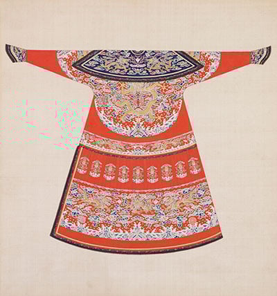 Winter court robe worn by the Emperor Qianlong