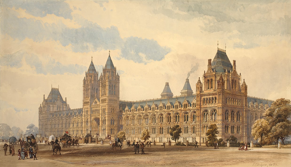 The Natural History Museum in South Kensington