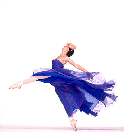 Natalia Bessmertnova in a fashion shoot