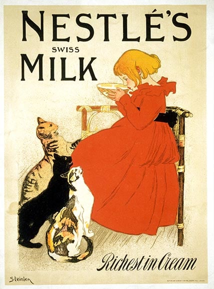 Nestle's Swiss milk, Richest in cream