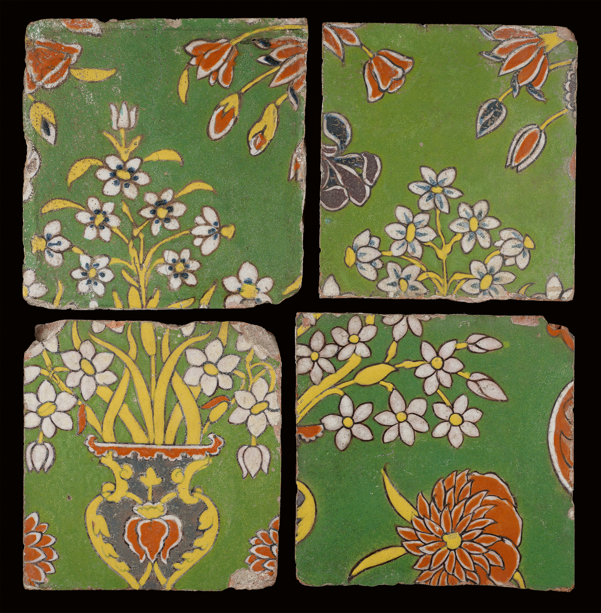 Earthenware tiles