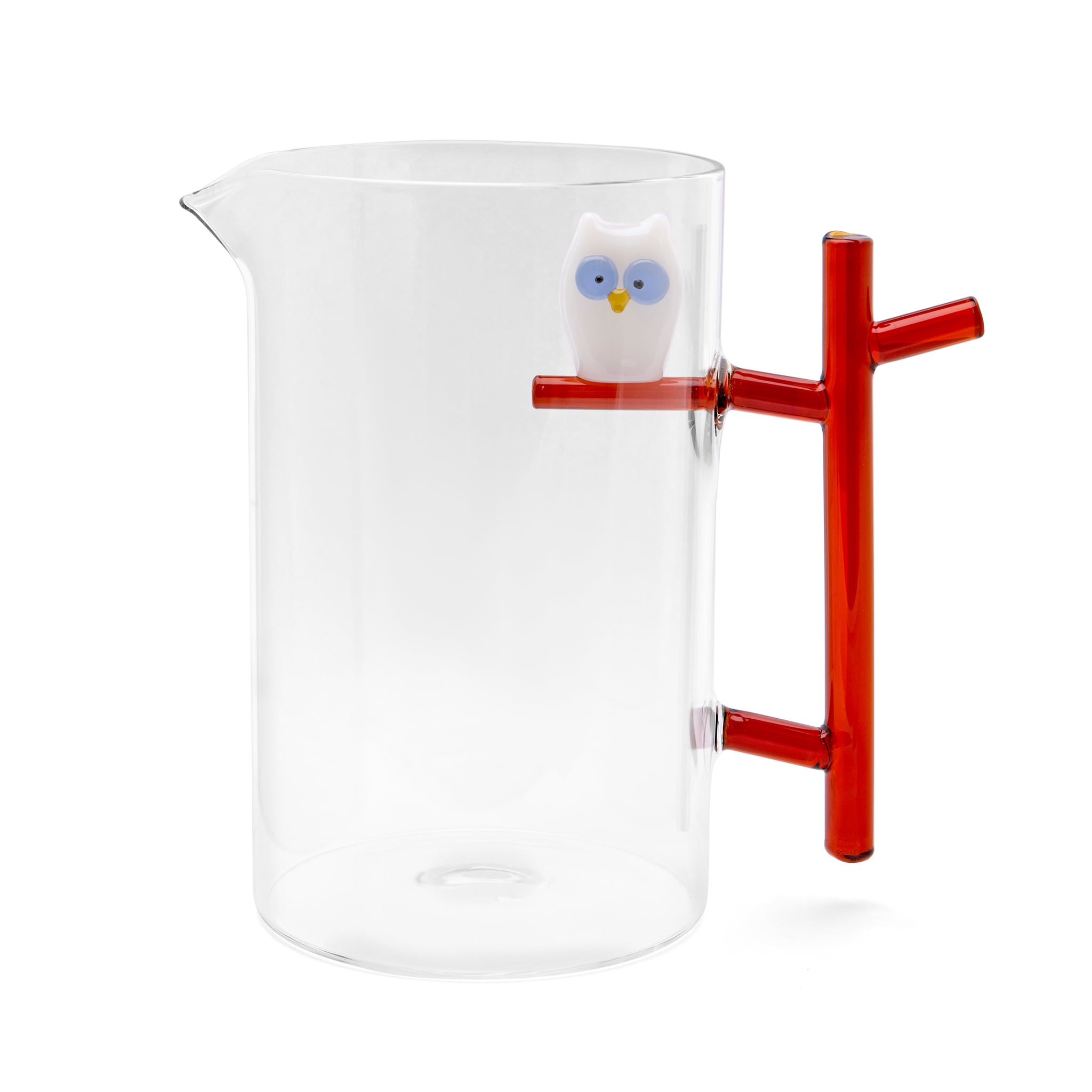 Owl glass pitcher by Ichendorf Milano