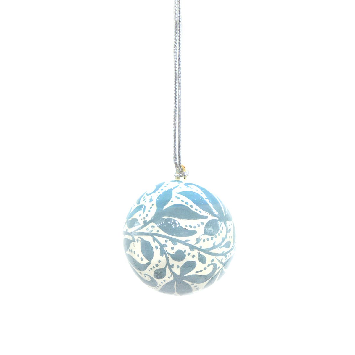Mini floral trellis bauble