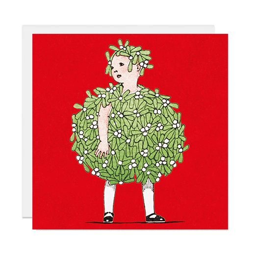 Mistletoe Girl Christmas cards (pack of 8)