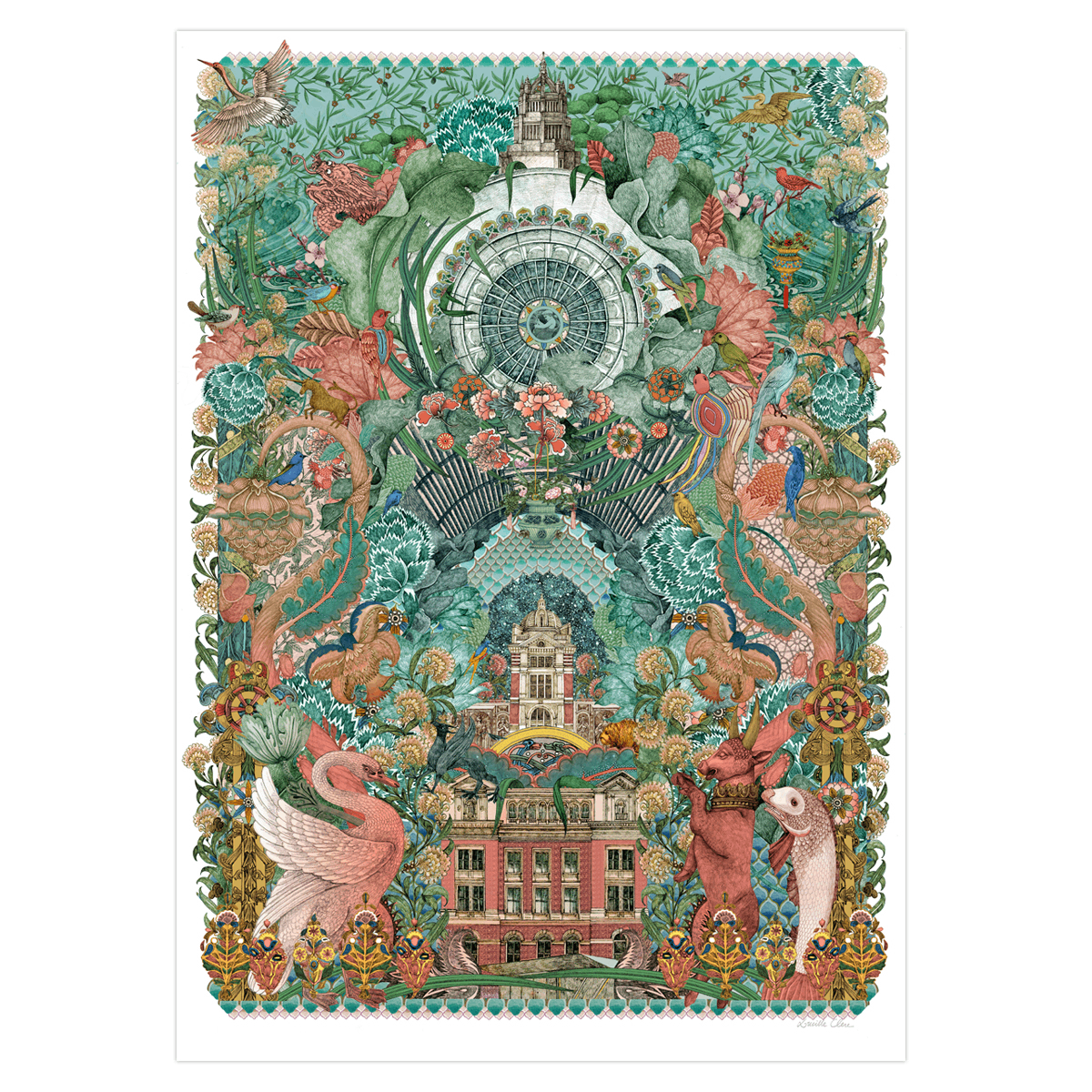 The Secret Garden print by Lucille Clerc