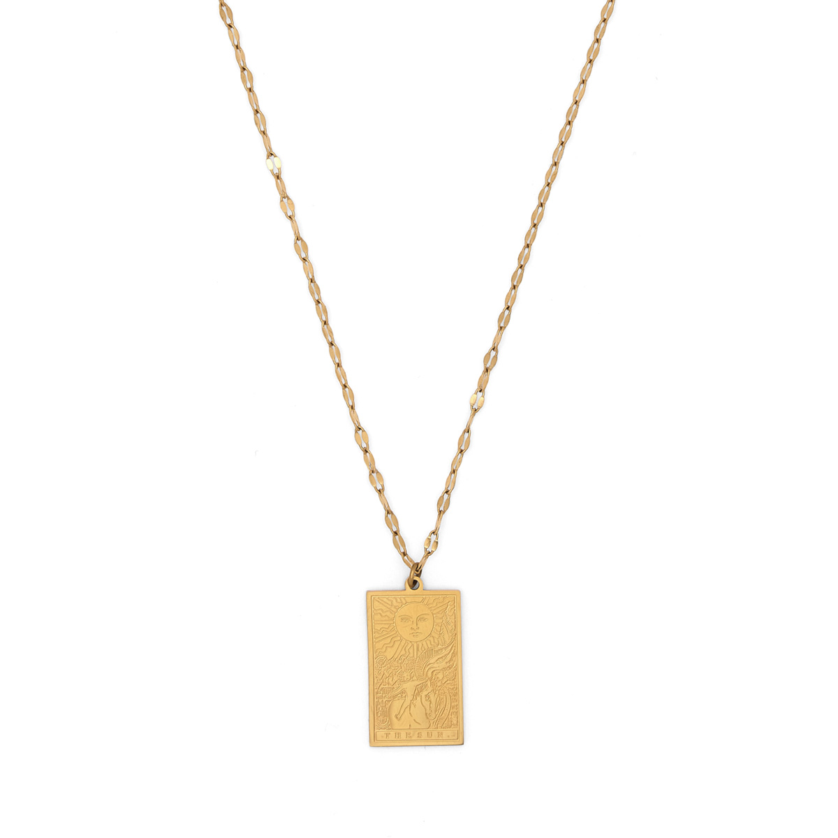 The Sun tarot necklace