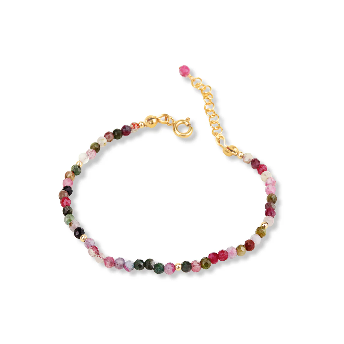 Tourmaline beaded bracelet by Mounir