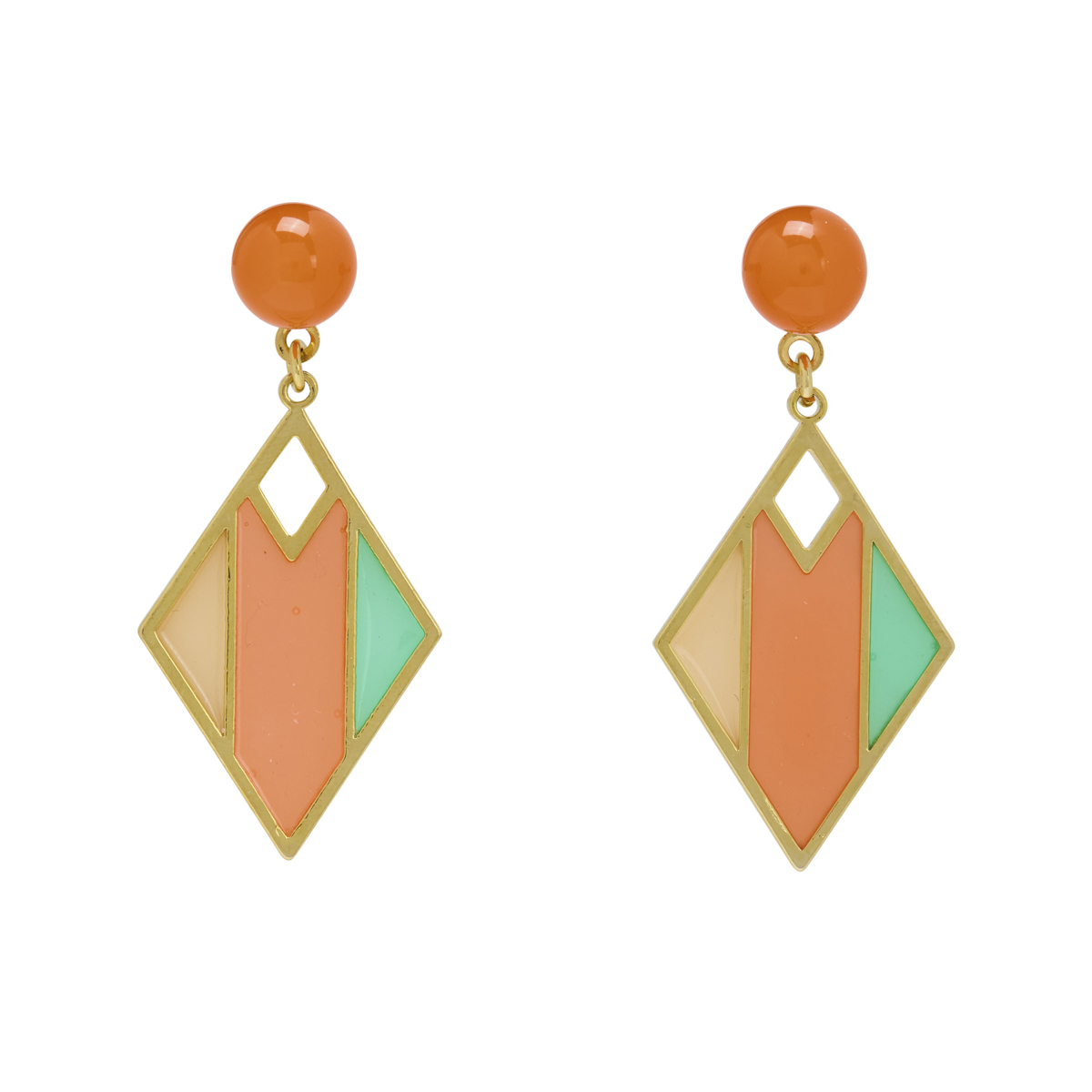 Art Deco diamond drop earrings