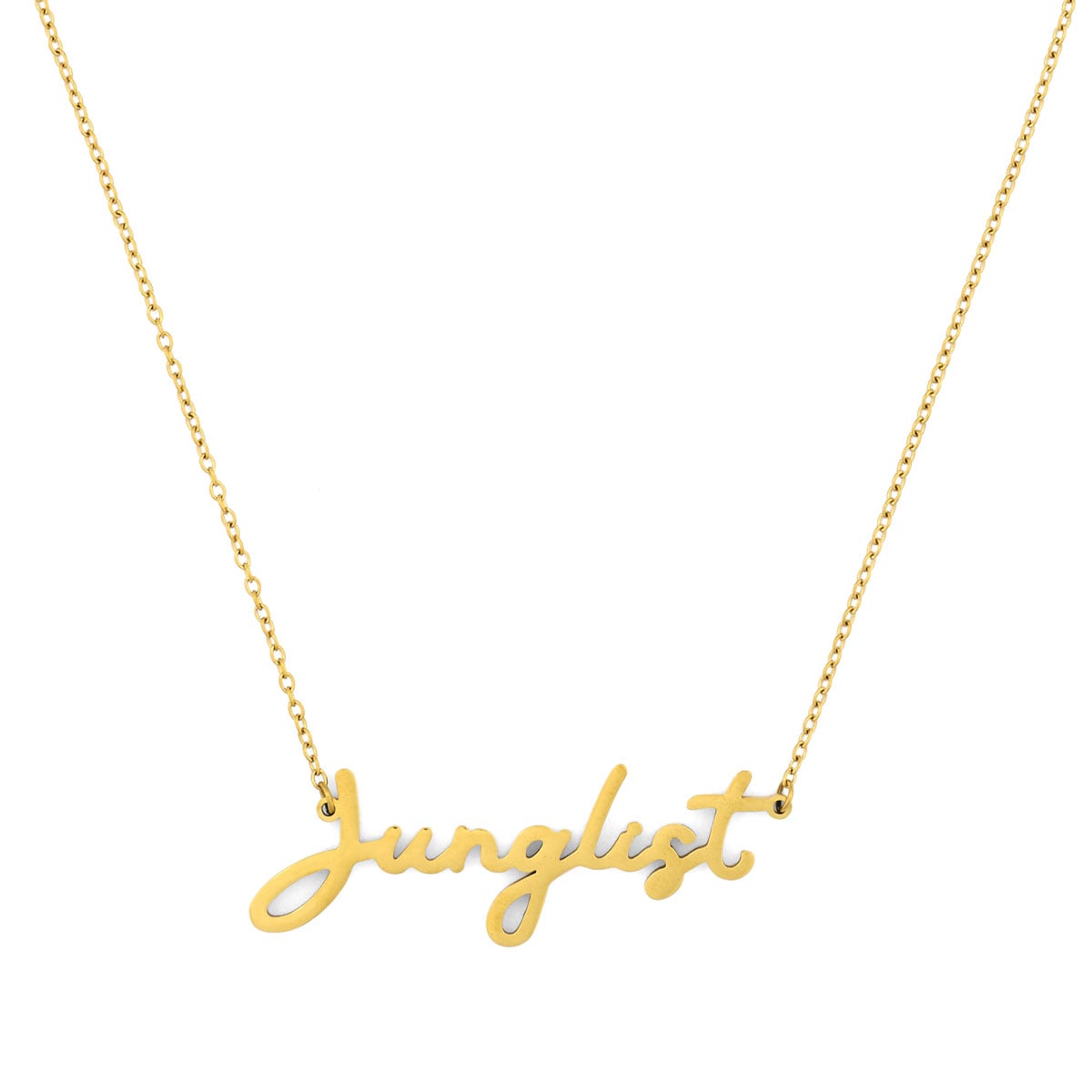 Junglist chain necklace by Hoops & Chains