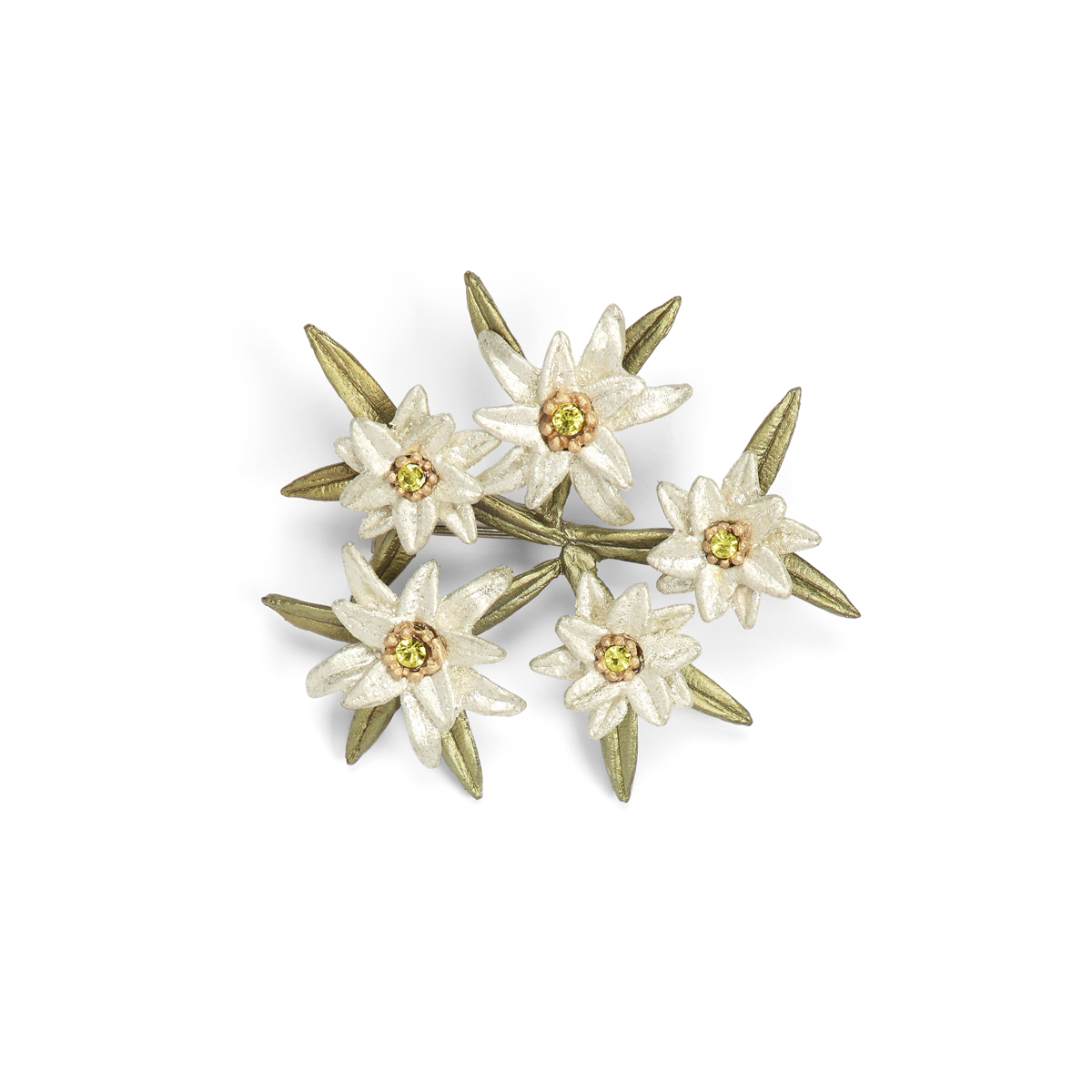 Edelweiss brooch by Michael Michaud