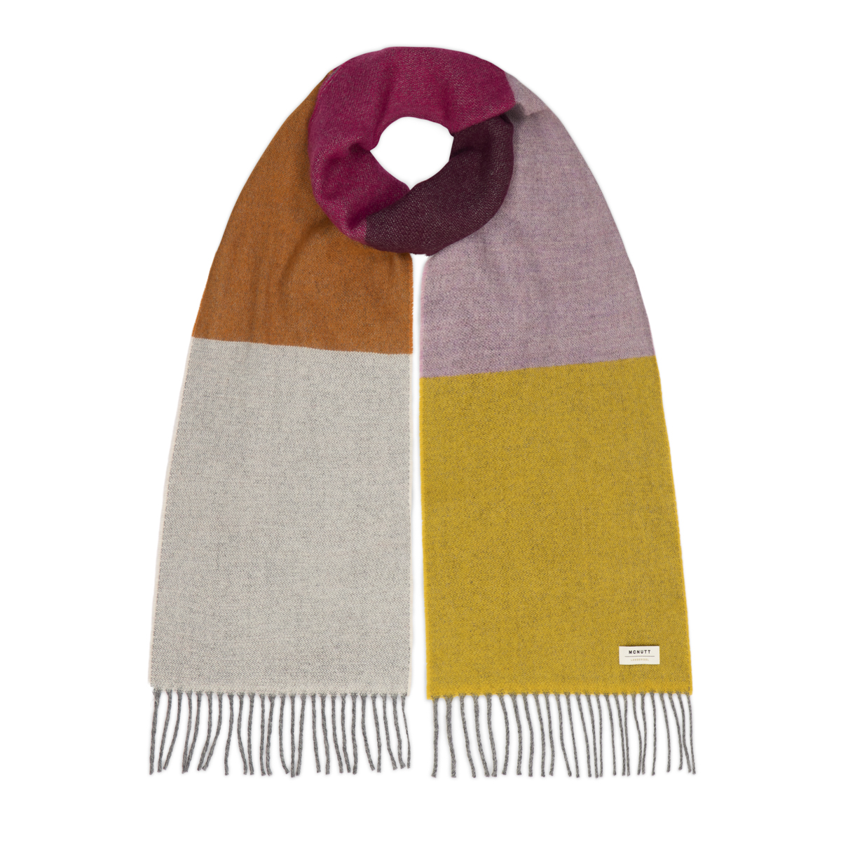 Skyline sunset merino lambswool scarf