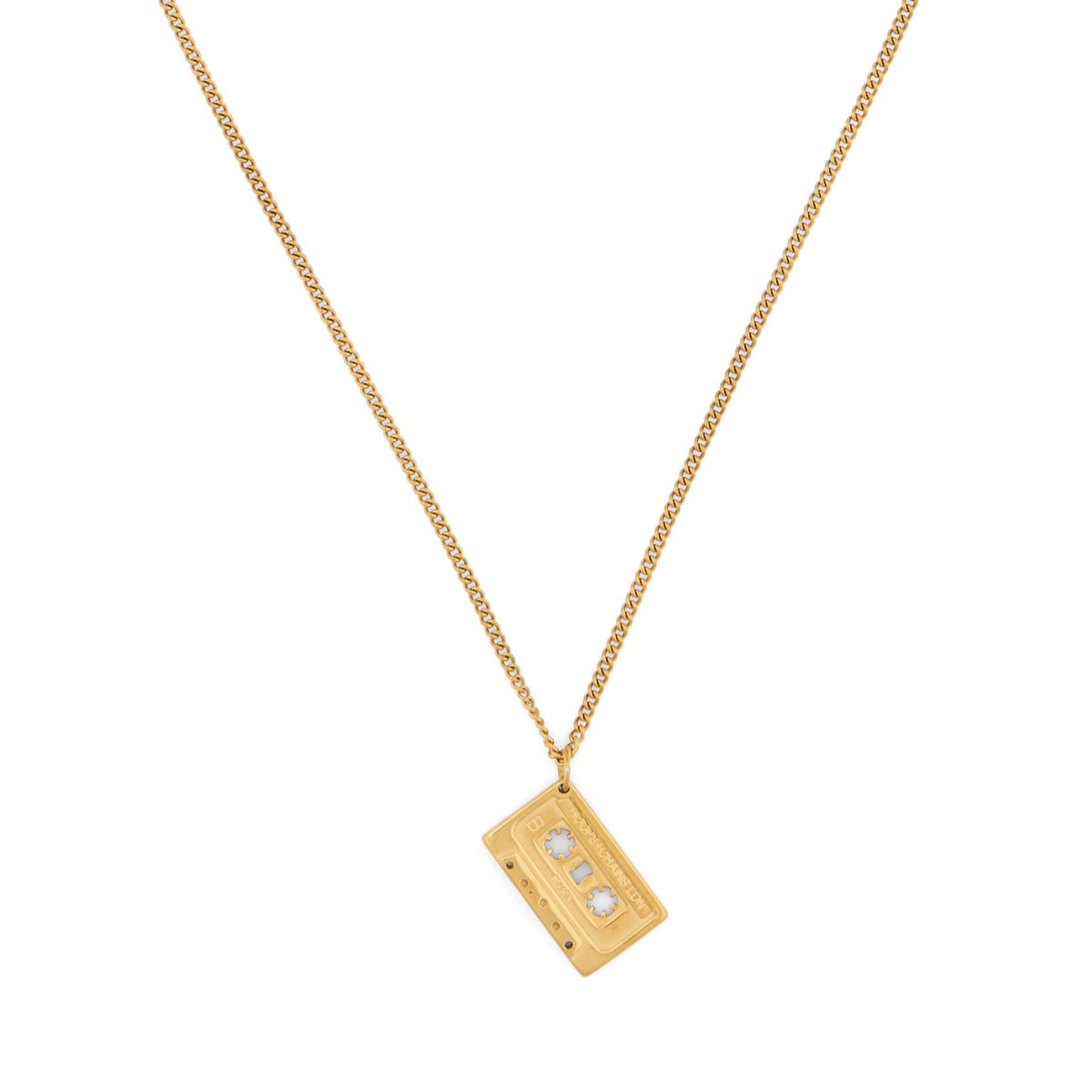 90's mixtape pendant necklace by Hoops & Chains