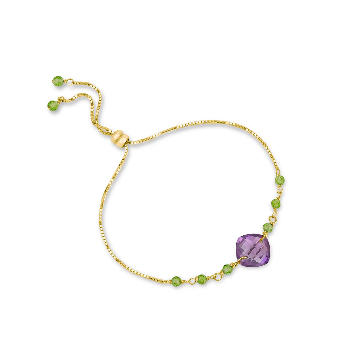 Amethyst slider bracelet by Mounir