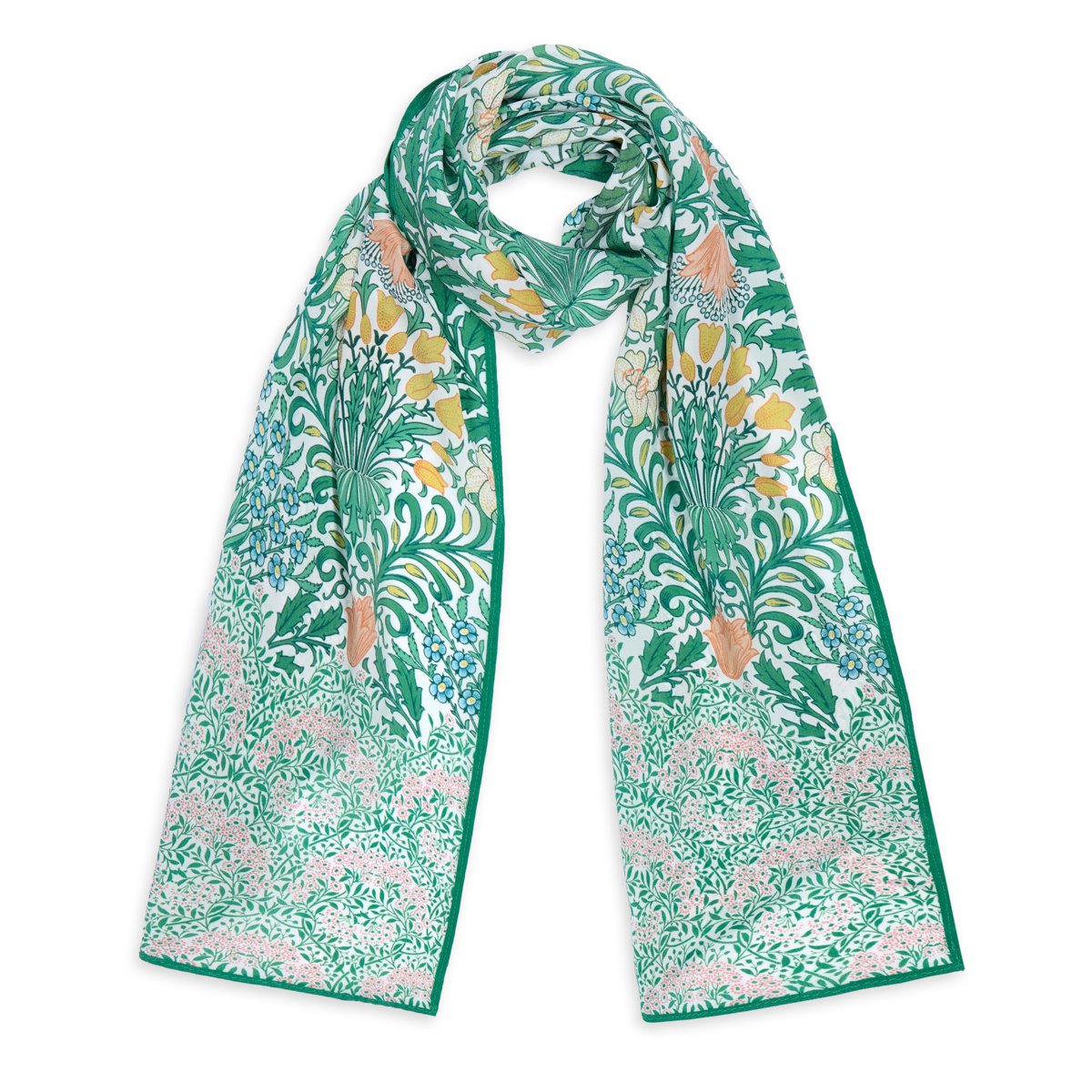 William Morris Garden silk scarf