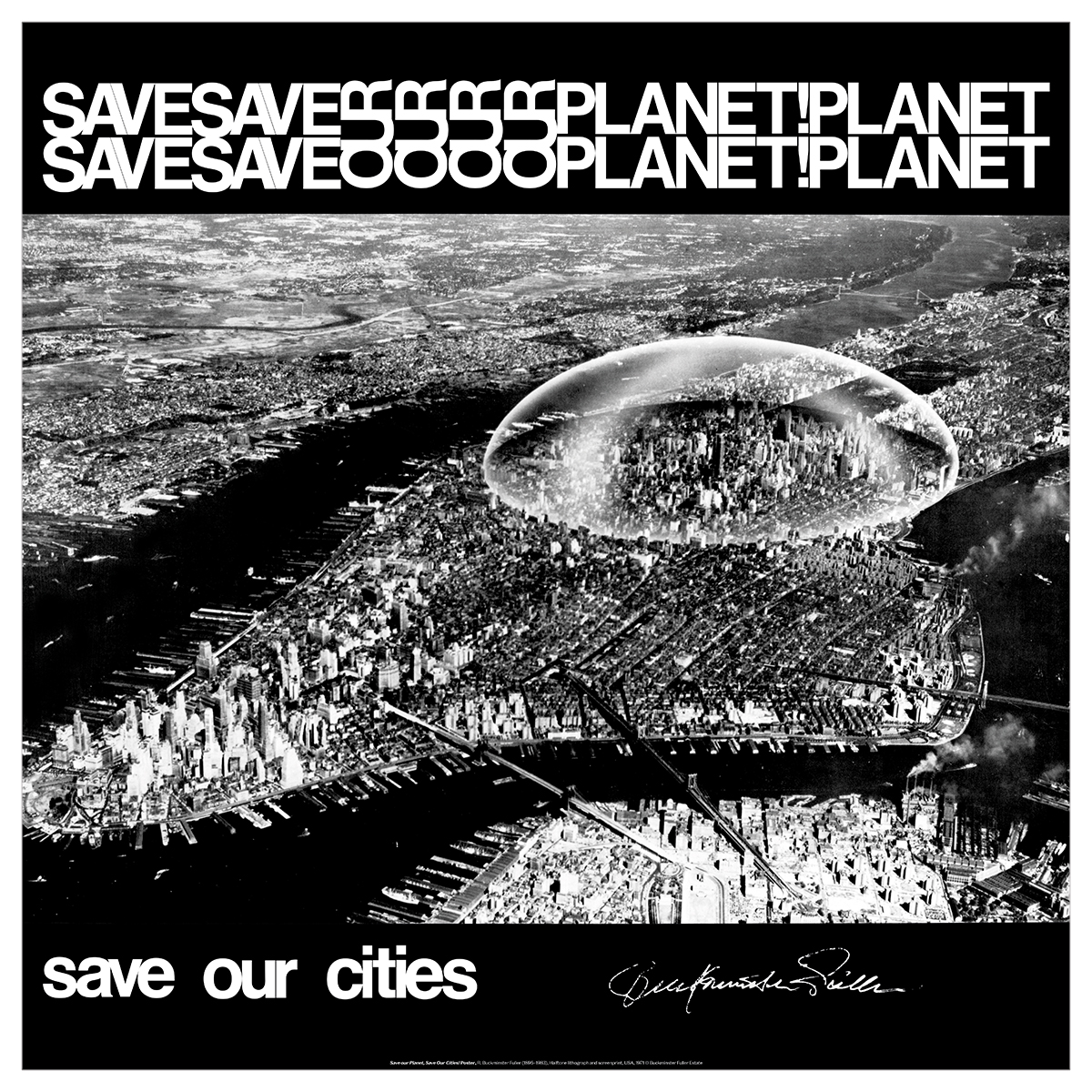Save Our Planet, Save Our Cities! – 50 x 50 cm poster