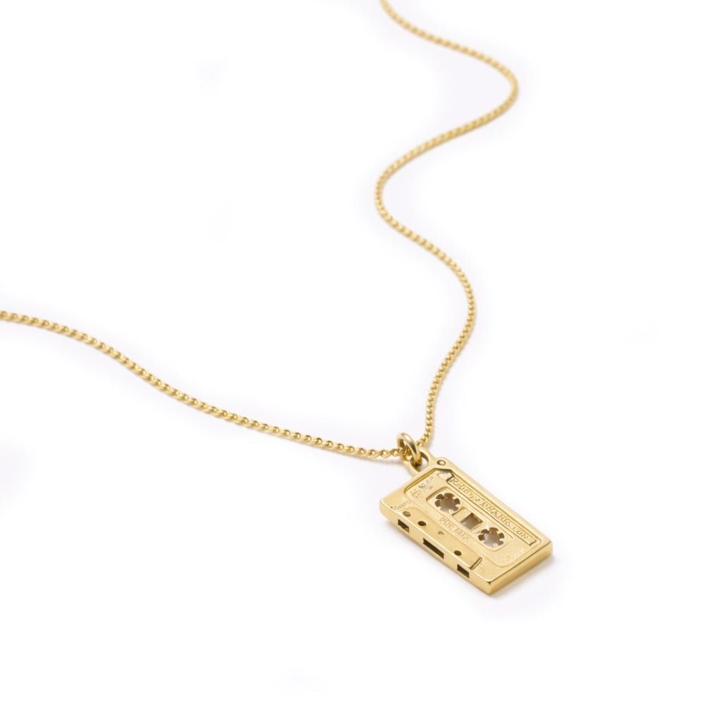 90's mixtape pendant necklace by Hoops & Chains
