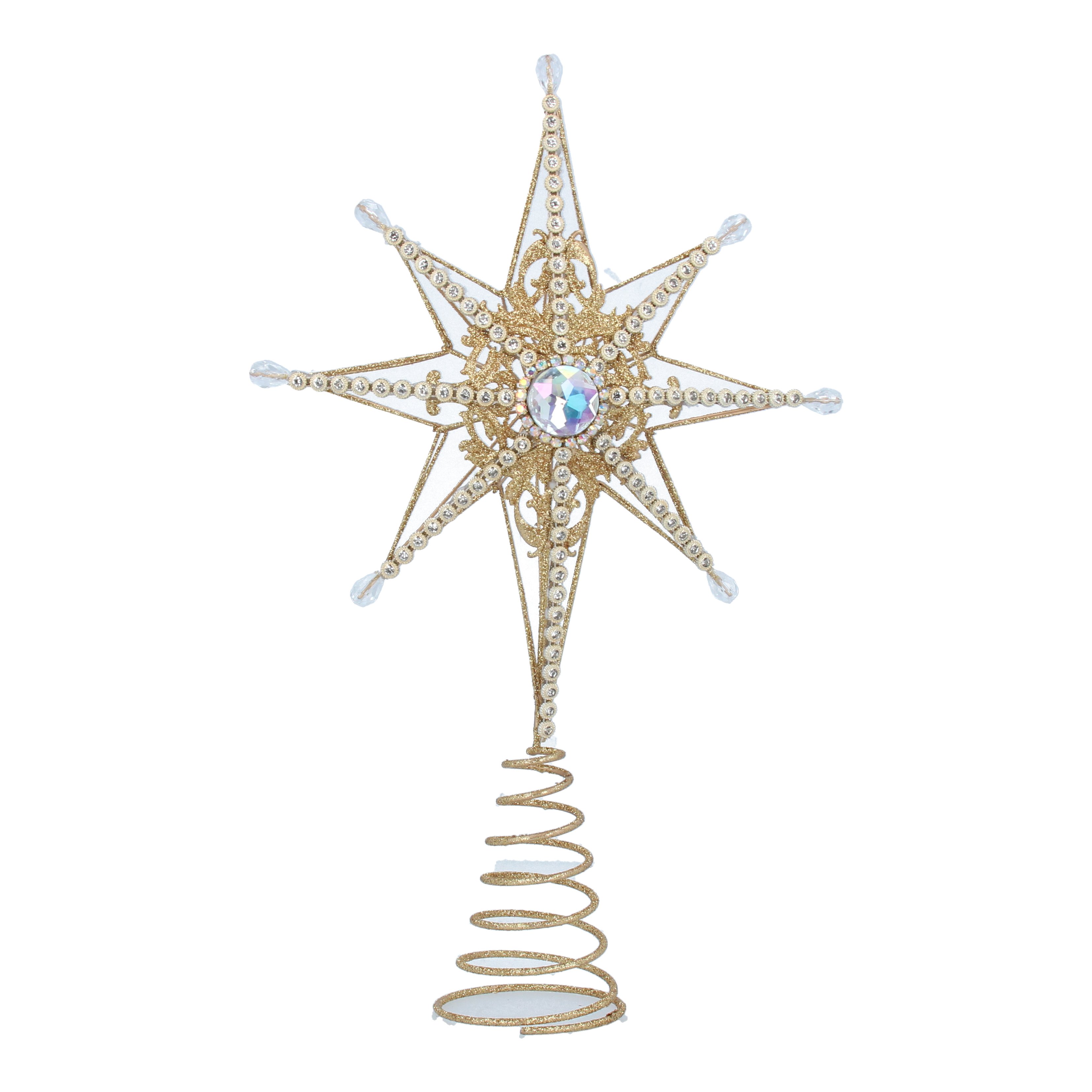 Rococo star tree topper