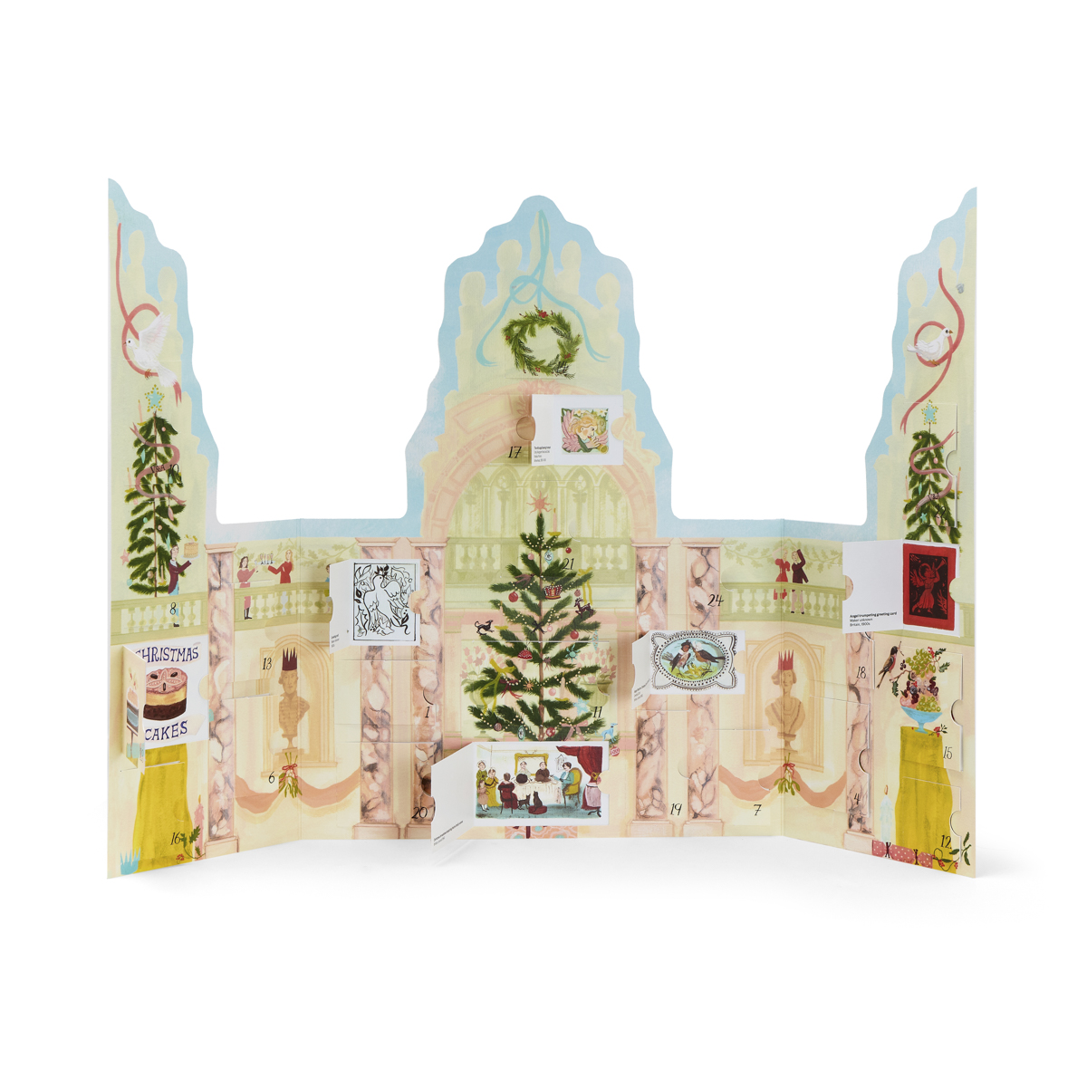 V&A advent calendar by Polly Fern