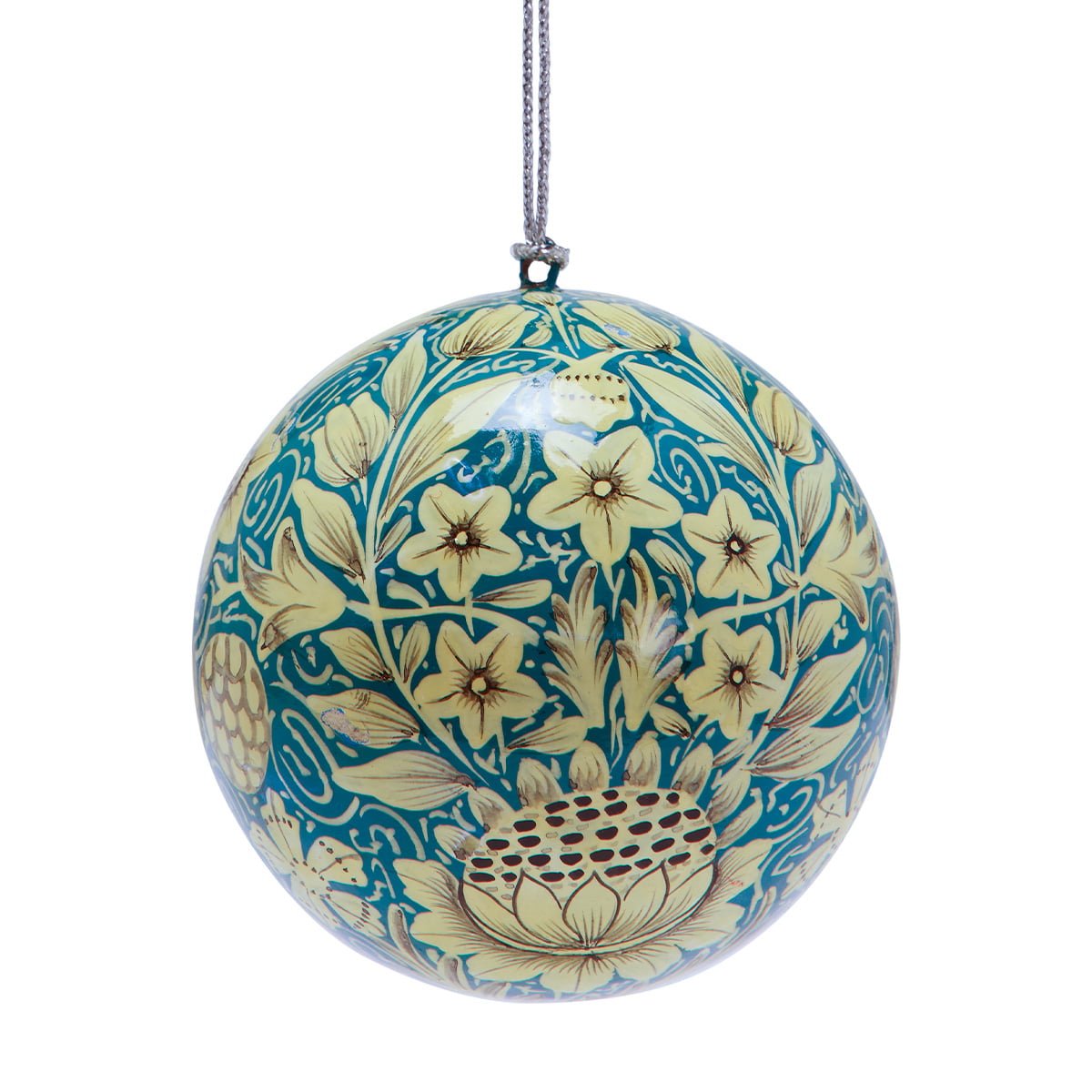 William Morris Sunflower large bauble