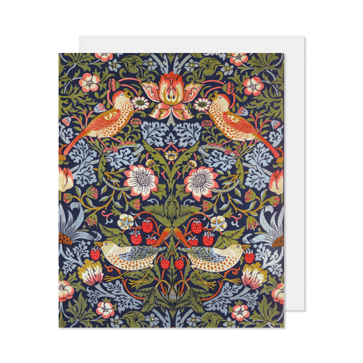 William Morris Strawberry Thief greeting card