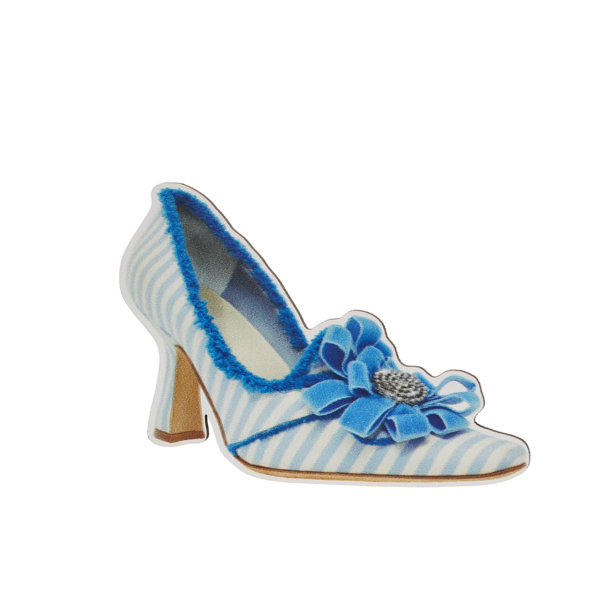 Mercy Artois shoe by Manolo Blahnik wood magnet