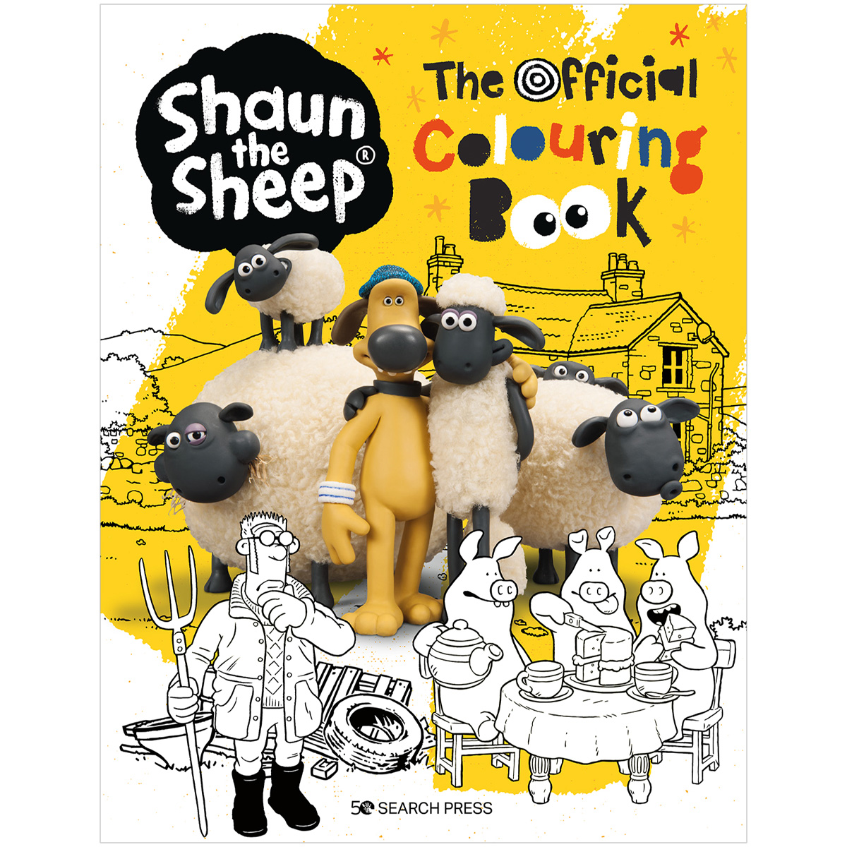 Shaun the Sheep colouring book