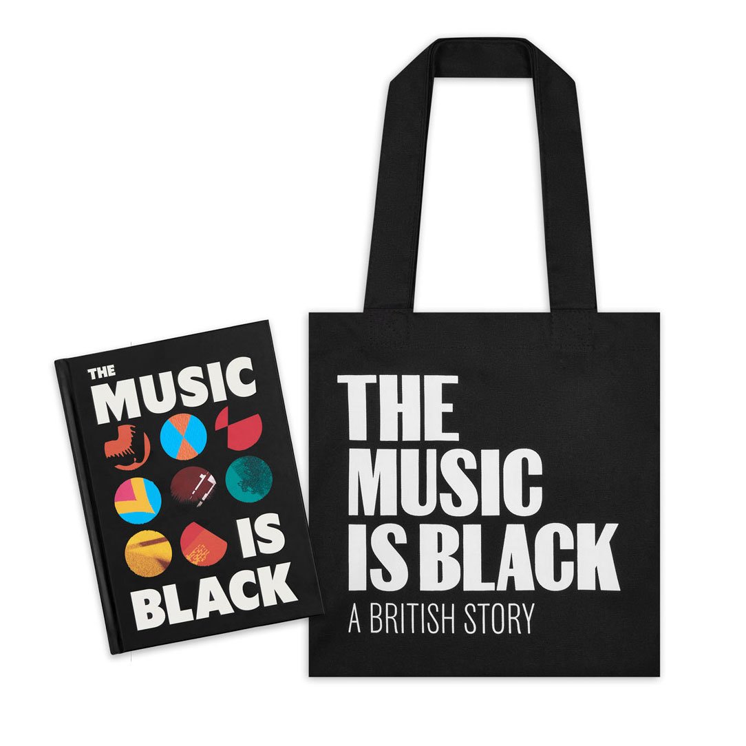 The Music is Black exhibition book & tote bag