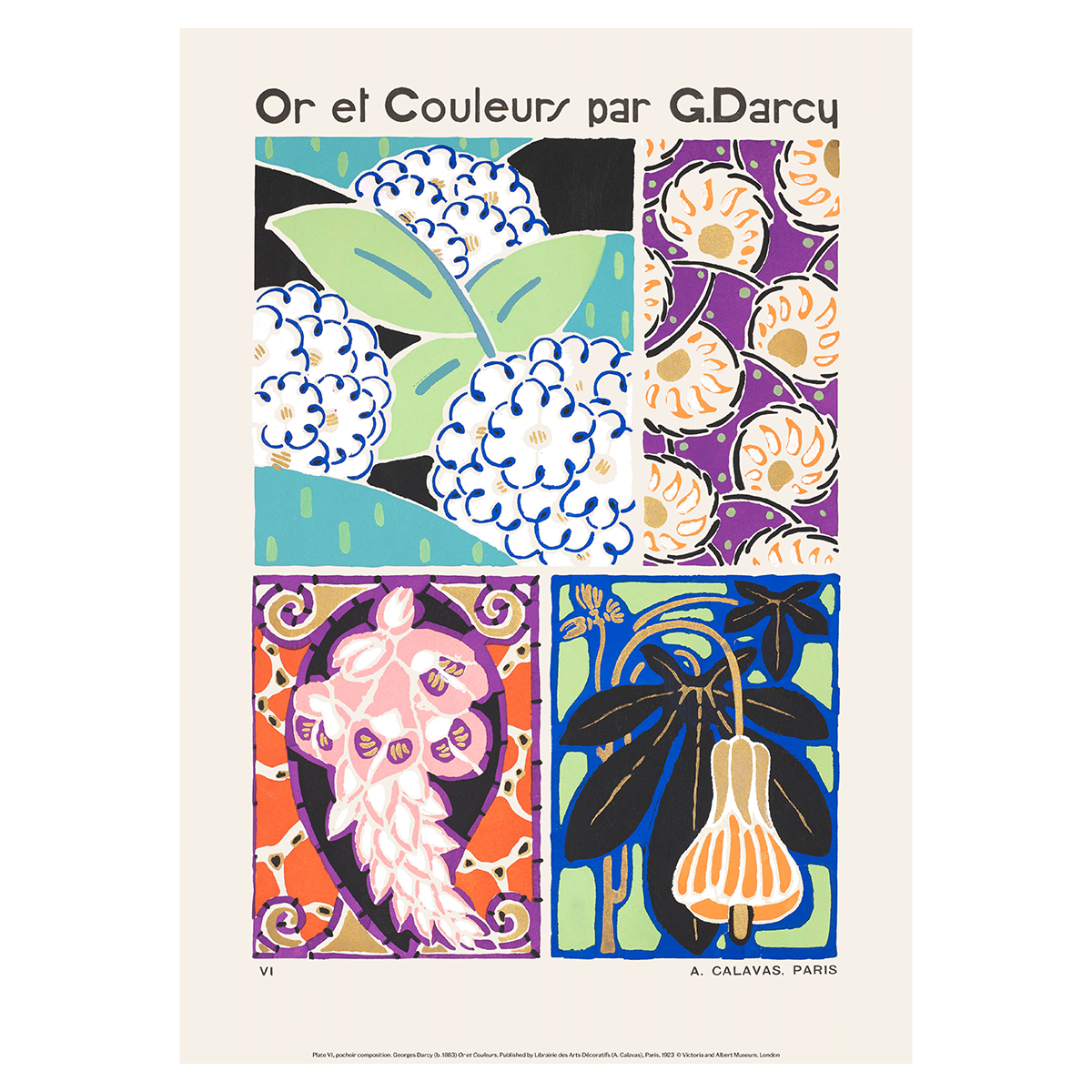 Or et Couleurs, Plate VI - A3 print