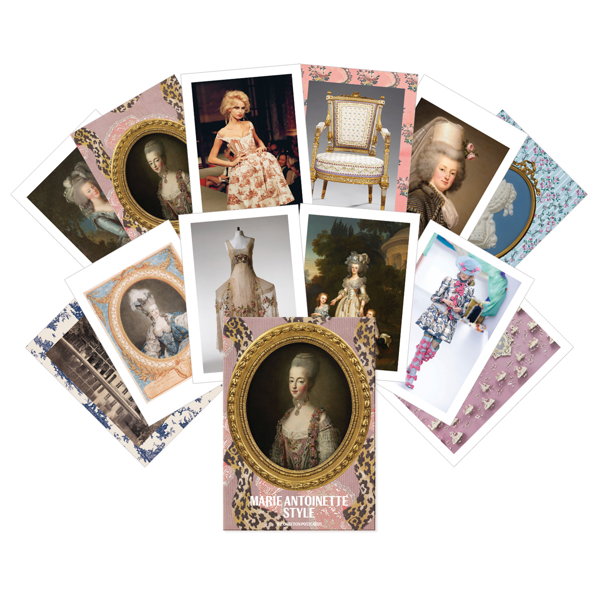 Marie Antoinette Style postcard pack