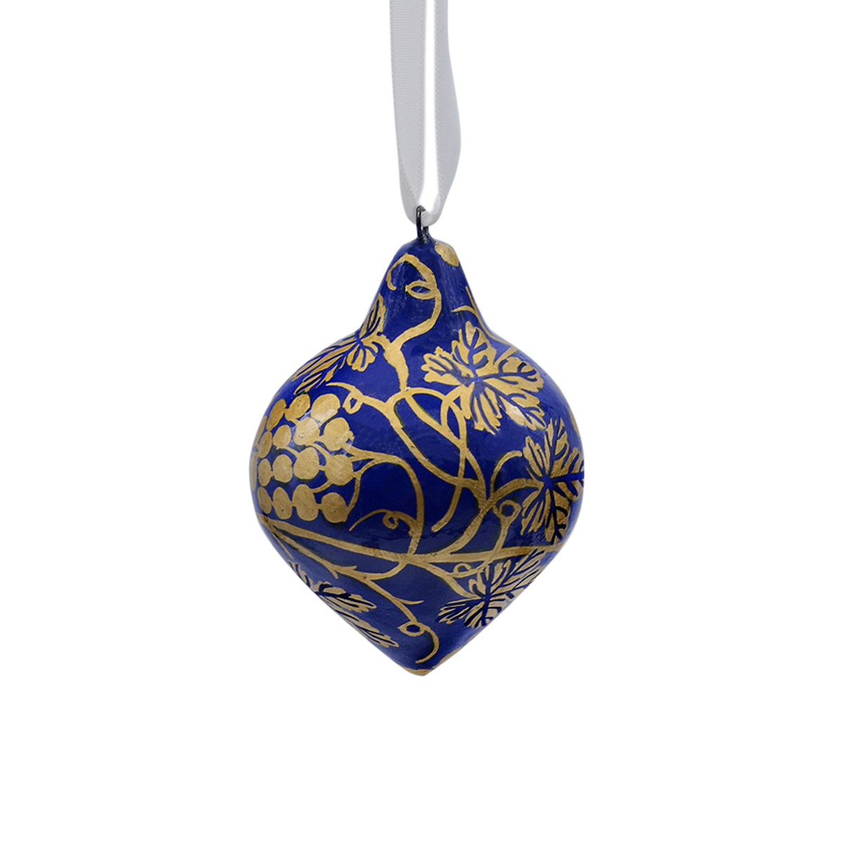 Gold leaves lantern bauble