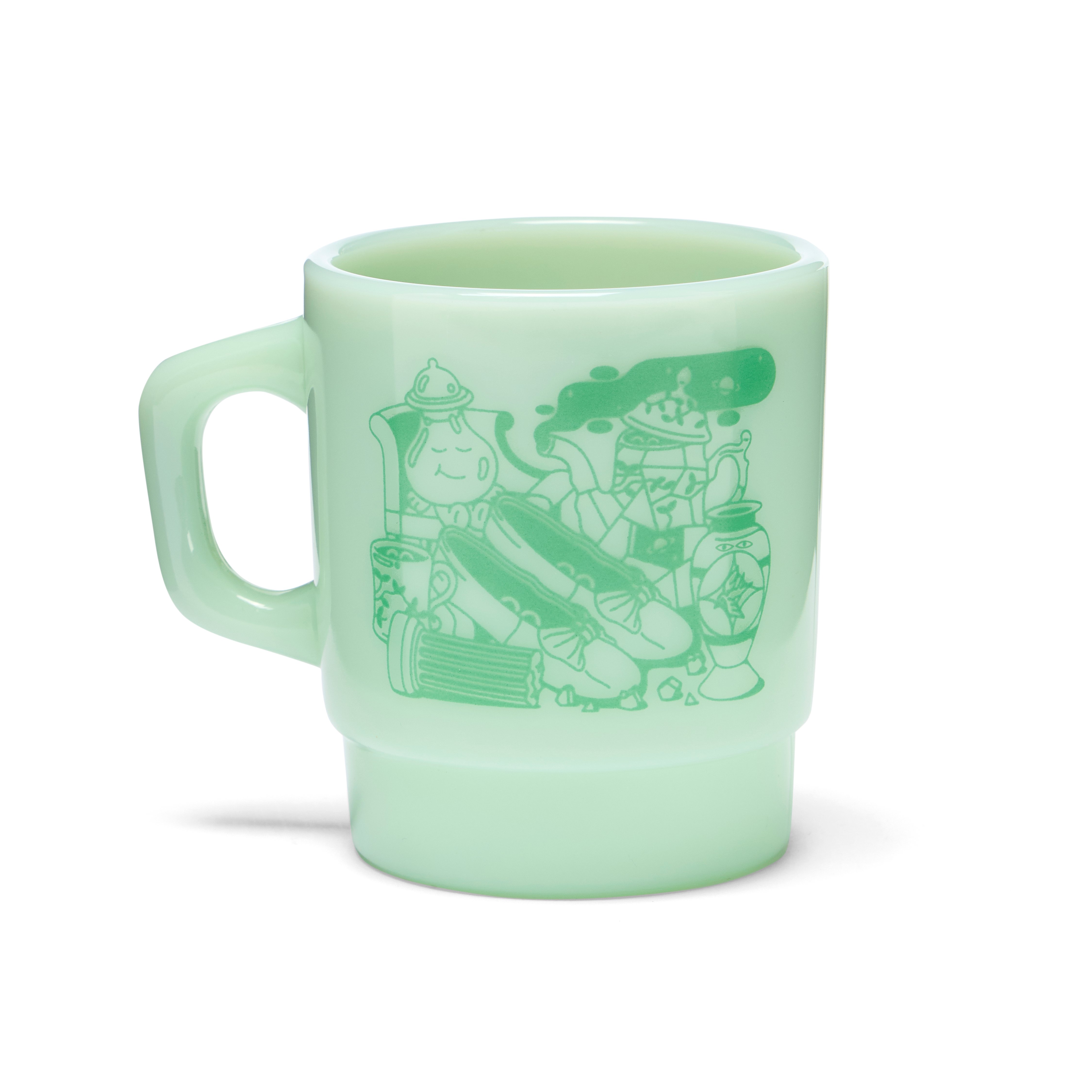 Living Objects green mug by Gavin Connell