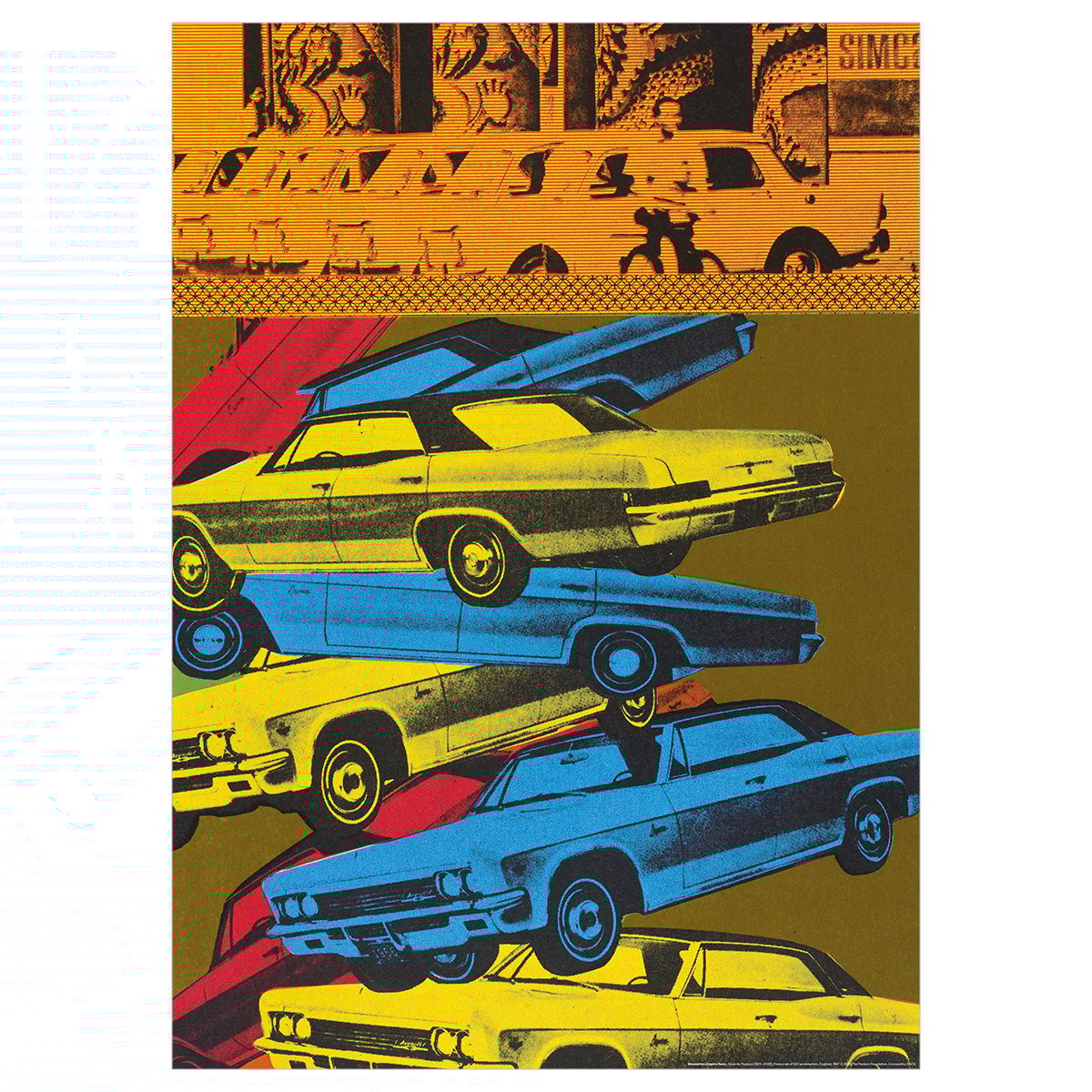 Moonstrips Empire News by Eduardo Paolozzi - 50 x 70 cm poster