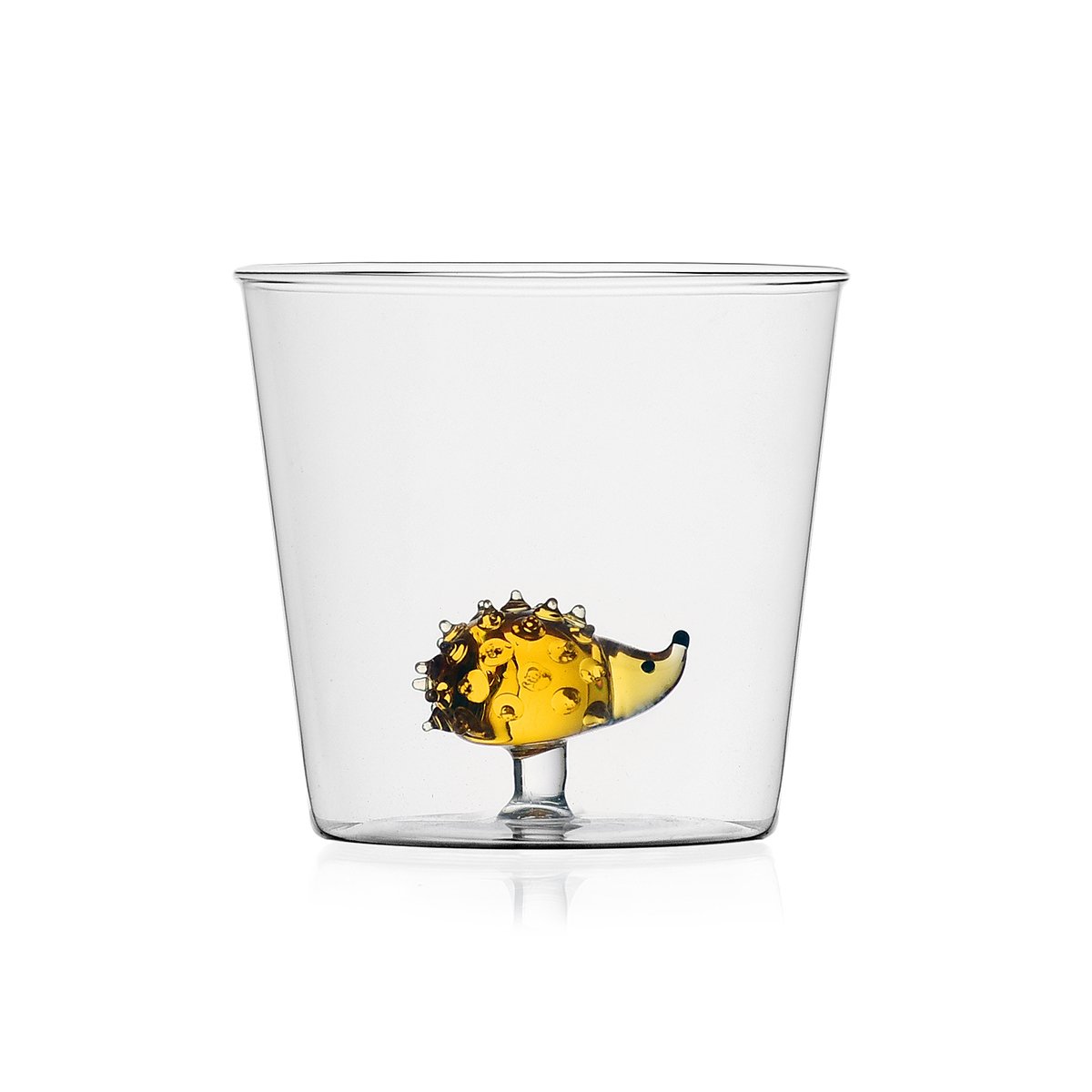 Hedgehog tumbler glass by Ichendorf Milano