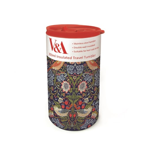 William Morris Strawberry Thief keep cup