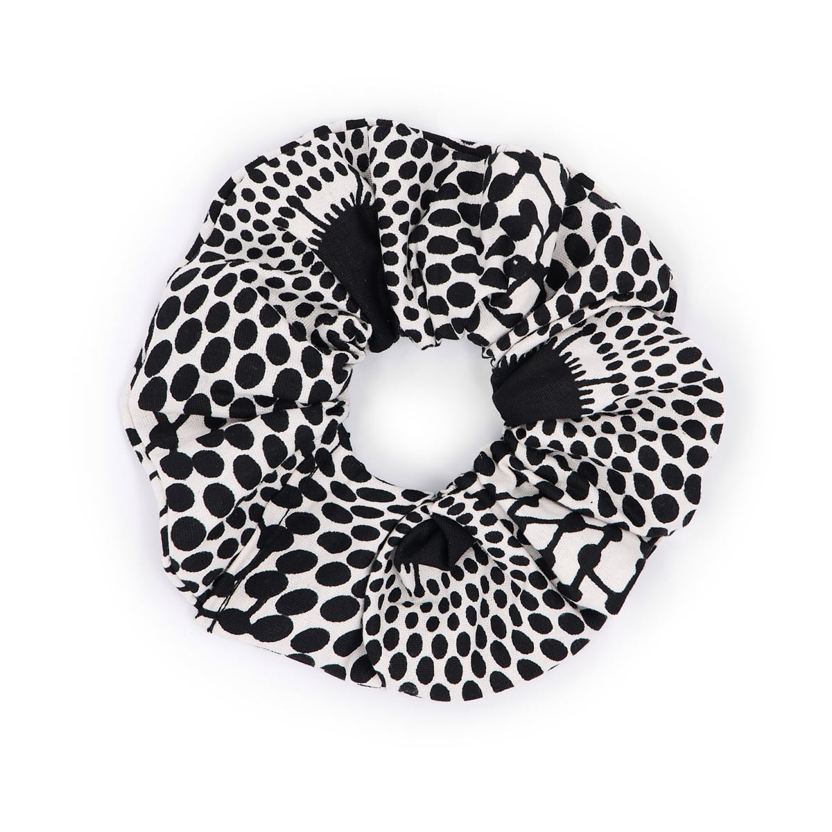 Ayo wax print cotton scrunchie