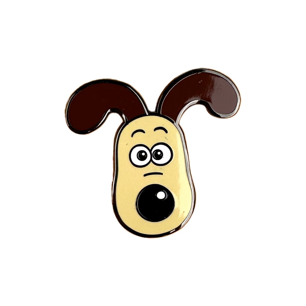 Gromit enamel pin badge