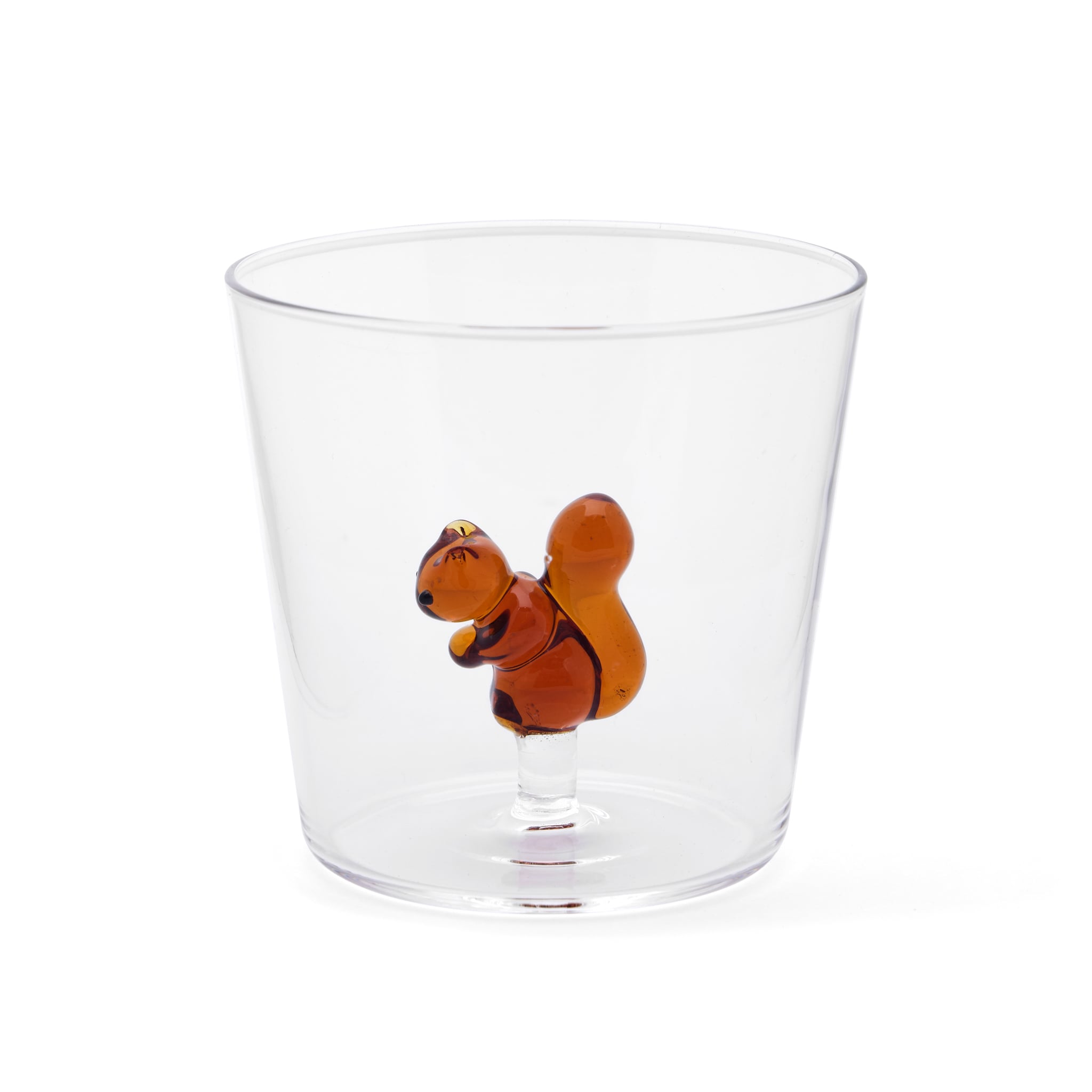 Squirrel tumbler glass by Ichendorf Milano