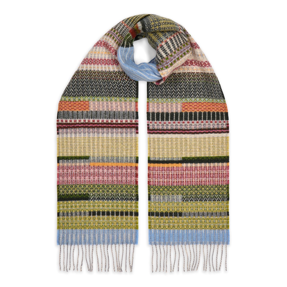 Hay Field wool scarf by Wallace Sewell