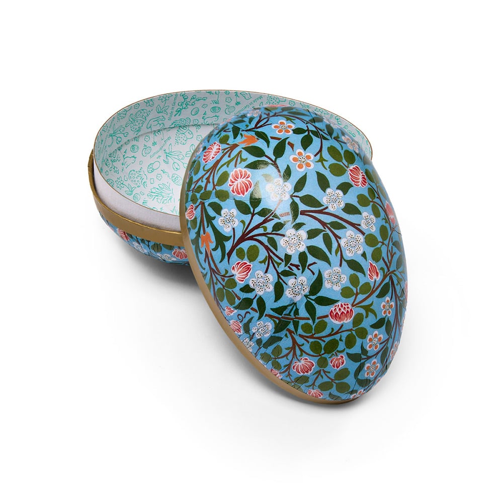 John Henry Dearle decorative egg papier-mâché box