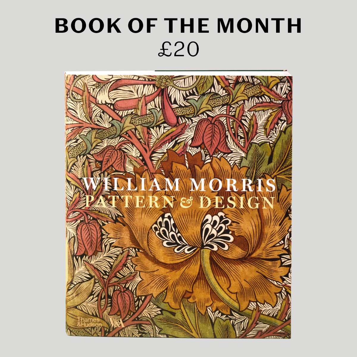 Hardback cover of the December book of the month, available at the special price of £20.